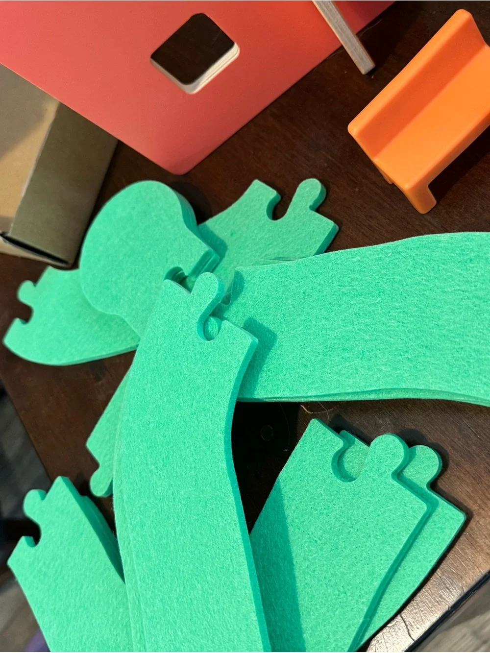 Modular Wooden Village Playset - Multicolor